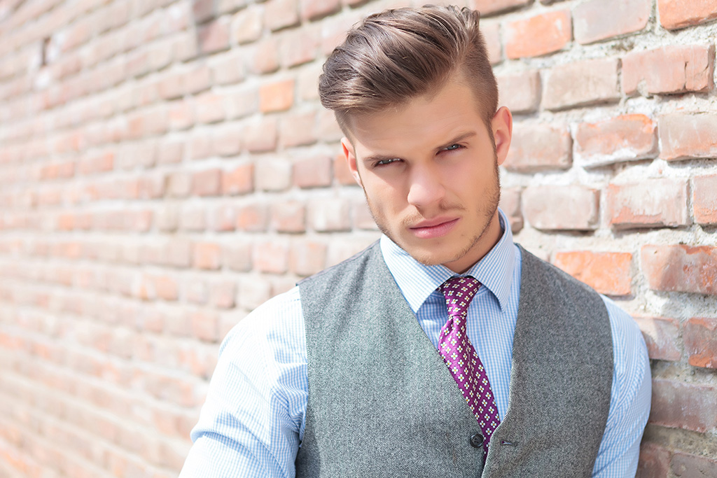 Der passende Kurzhaarschnitt für Männer und Frauen mit rundem Gesicht